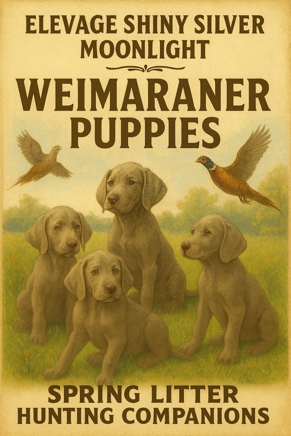 Une portée est prévue pour le printemps